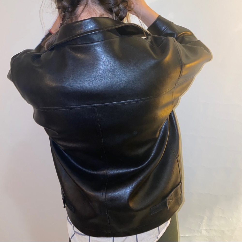 Vintage Oversized Leather Jacket